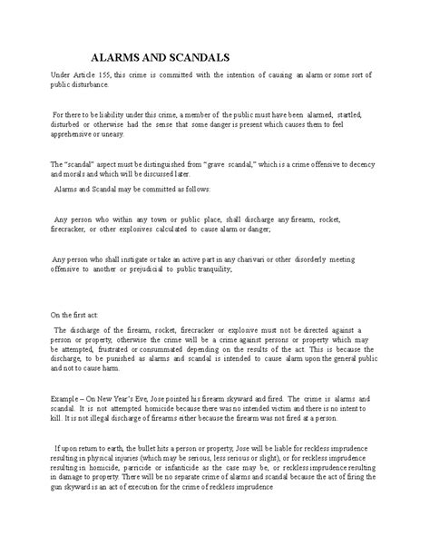 Trespassing and Public Scandal in the Philippines.